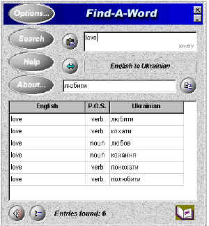 Ukrainian software: Ukrainian dictionary
